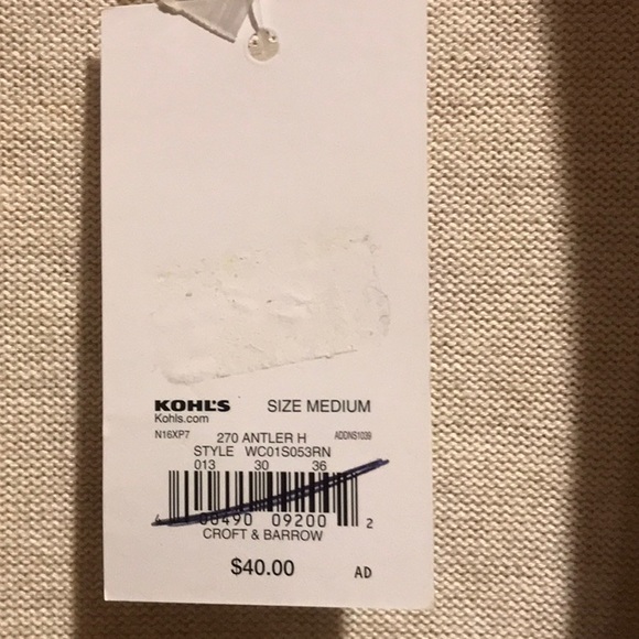 New Croft & Barrow Sweater Cardigan - Picture 4 of 6